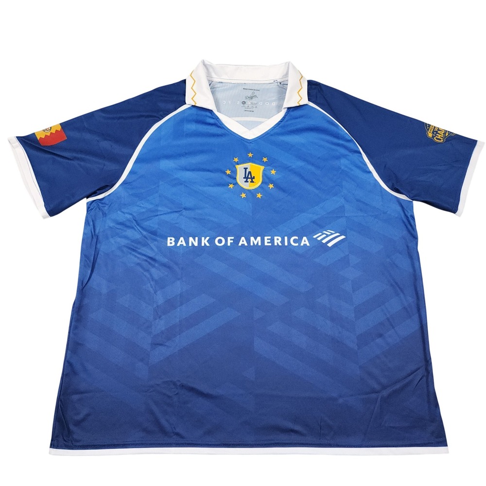 Los Angeles Dodgers Jersey Mens XL Blue Soccer SGA Bank of America FC #26 2026